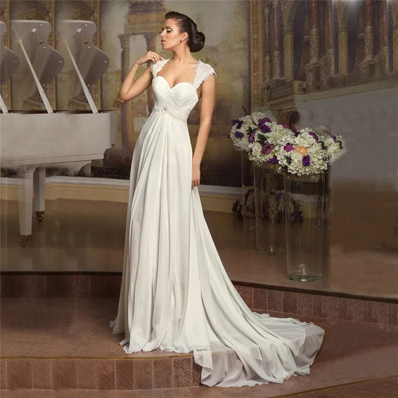 

Robe De Mariage Top Lace Beach Maternity Wedding Dress Pregnant women Bridal Gown Vestido De Noiva vestido de noiva longo
