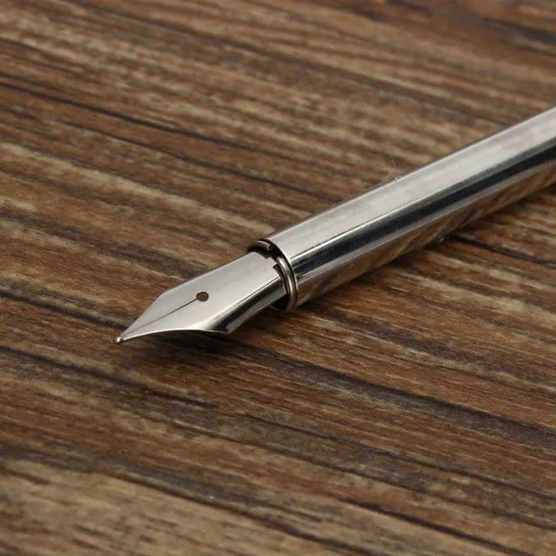 Новейшие kicute гусиная ручка с птичьим пером авторучки металлические Nibs Dip пишущие черные чернила набор для свадебного подарка канцелярские коллекционные