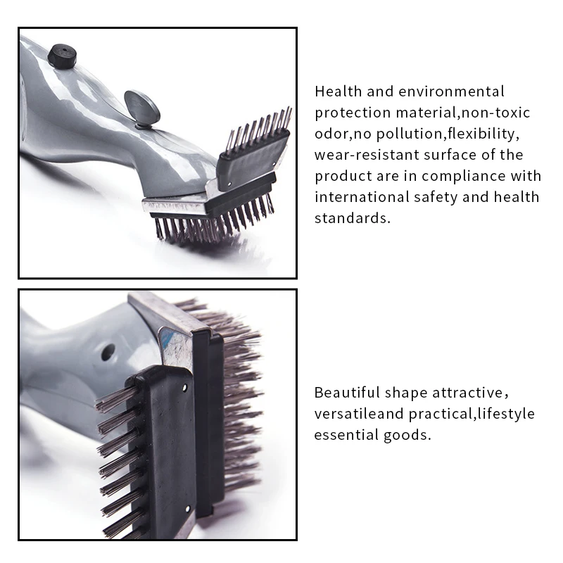 Решетка для барбекю из нержавеющей стали Сталь щетка для чистки барбекю уличные барбекю очиститель с Мощность очистки паром инструменты для приготовления пищи