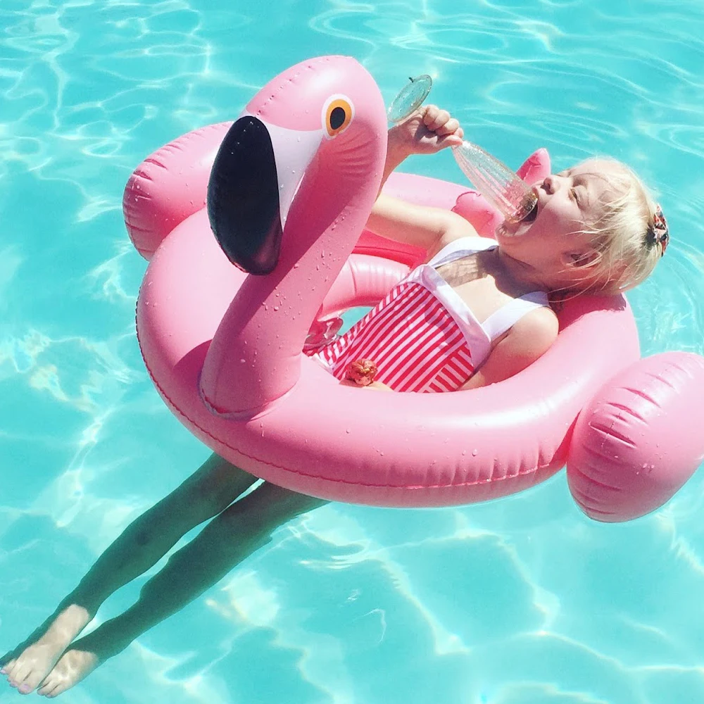 DMAR Надувной Единорог Надувной Фламинго Лебедь Круг Для Плавания для Новороженных для Детей Детский Надувной Матрас для Купания