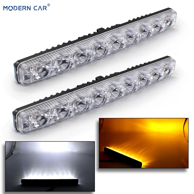 $US $22.68  2x Waterproof Car led Switchback LED Daylight Headlight Eye DRL Lamp Dynamic Sequential Brake Turn 