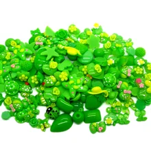 LF 100 шт 10-25 мм зеленый серии смешанный резиновый кабошоны Украшения украшения для Скрапбукинг Diy аксессуары