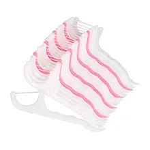 20 шт./упак. одноразовая зубочистки с нитью палочки межзубная щетка 2 в 1 пластиковая зубочистка Чистка рта уход за полостью рта очиститель