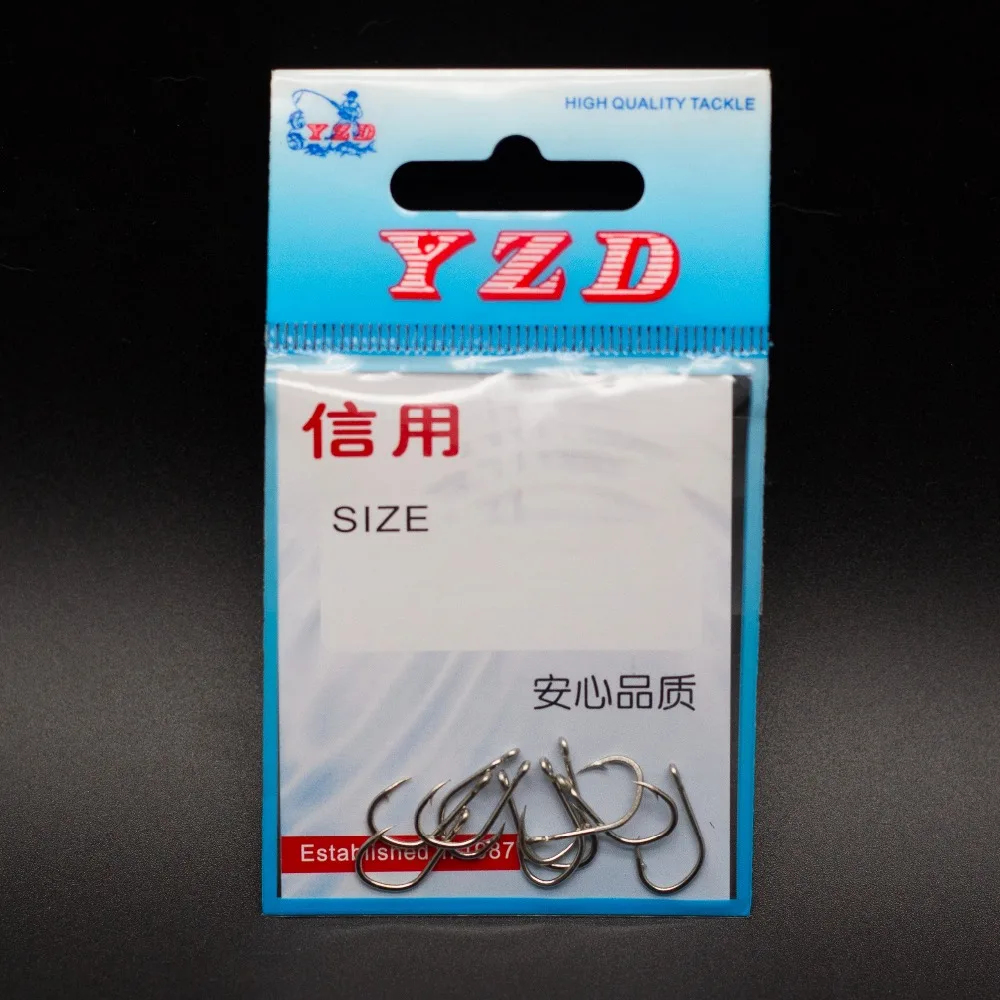 

free shipping sea fishing jig assist hook different size 4/0and6/0 10pcs/group