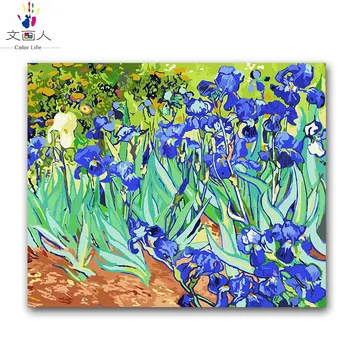 

The orris vencent Van gogh oil paintings kits package diy painting coloring pictures by numbers for adult kids practise painting