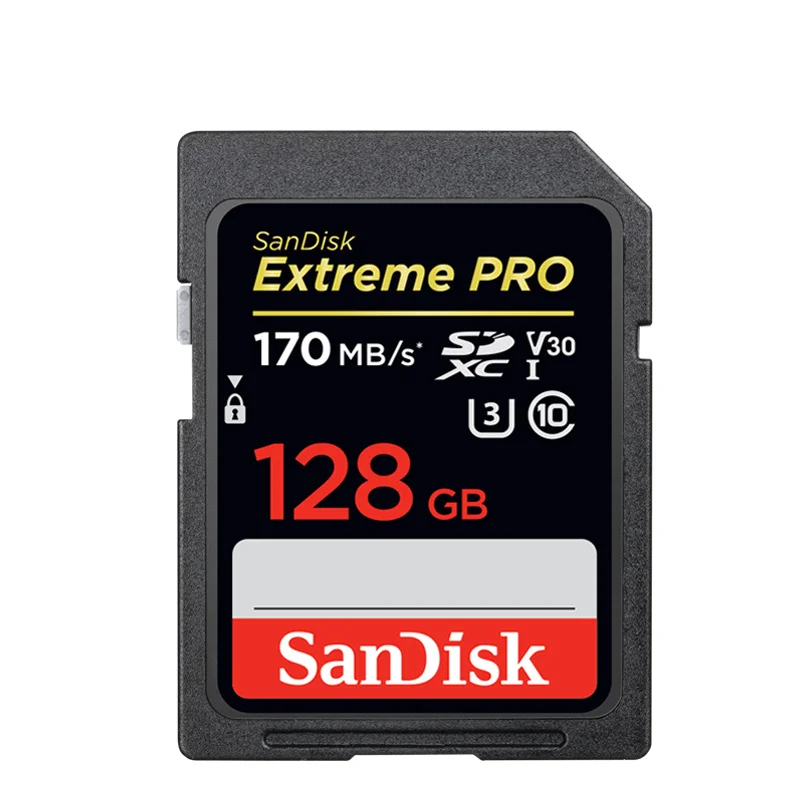 Карта памяти SanDisk Extreme Pro 170 МБ/с./с 256 ГБ 128 64 32 SDHC/SDXC C10 U3 V30 UHS I|Карты памяти| |