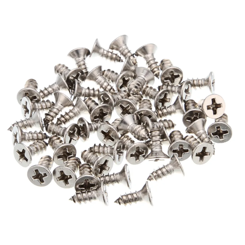 

50pcs a set M4 8/10/12/16/20/25/30/35/40mm screw Marine Grade Stainless Steel Countersunk Self Tapping Screws