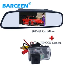 Подходит для Peugeot 206/207/407/307 (Седан)/307SM автомобиля парковочная камера провода авто с жк-монитор зеркала автомобиля 4.3 дюймов