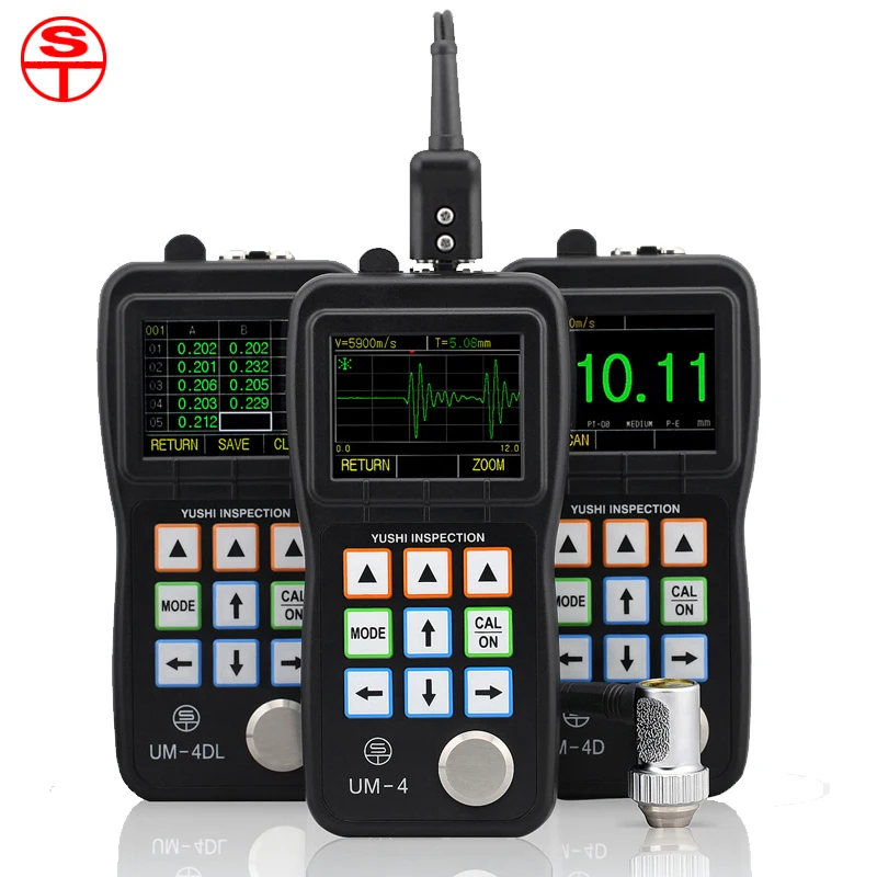 

A-Scan Snapshot Ultrasonic Wall Thickness Meter Tester Gauge UM-4