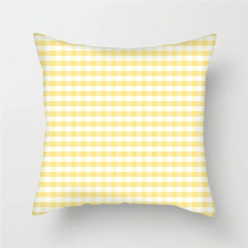 Fuwatacchi Banana Pattern Throw Pillow Cover Yellow Geometric Cushion Cover for Home Chair Sofa Decorative Pillowsases