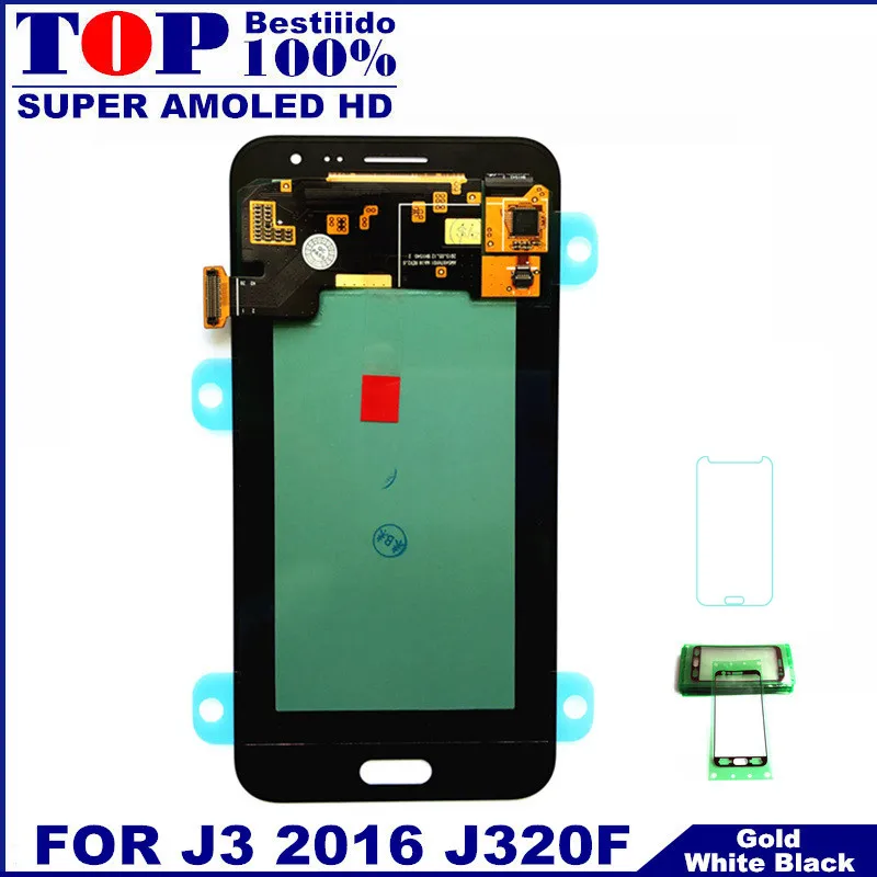 imágenes para AMOLED pantalla LCD de alta Calidad para Samsung Galaxy J3 2016 J320F J320H J320M J320FN Pantalla LCD Táctil Asamblea Digitalizador Reemplazar imágenes para AMOLED pantalla LCD de alta Calidad para Samsung Galaxy J3 2016 J320F J320H J320M J320FN Pantalla LCD Táctil Asamblea Digitalizador Reemplazar