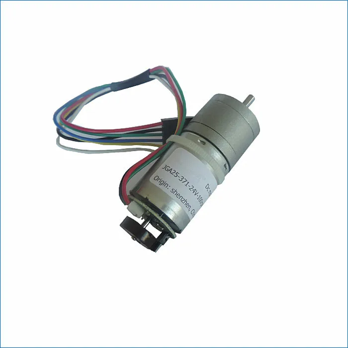 JGA25 371 DC Gear motor with encoder,Motor speed encoder,electric motor