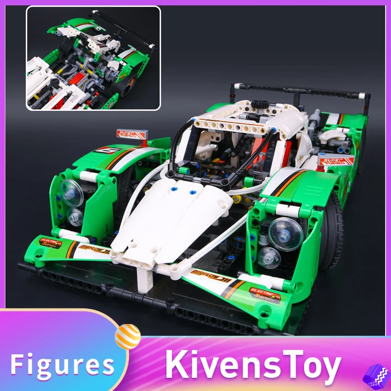 

In Store 24 Hours Race Car 20003 Decool 3364 City Building Blocks Toy Compatible with LegoINGly 42039 Technic Series 1200+pcs