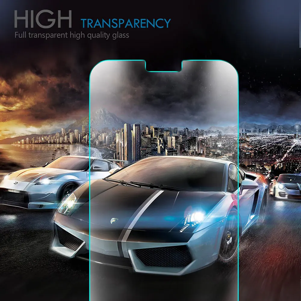 Ascromy 10PCS Tempered Glass Screen Protector Film For Huawei P20 Lite Mate 10 20 P Smart Y6 Prime 2018 Y9 Nova 3i 3 Protection (2)
