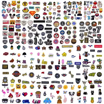 

(1000 Differents Styles Random)Embroidery Patch Sew on or Iron on Patches For Clothing DIY Decoration Clothes Stickers Applique
