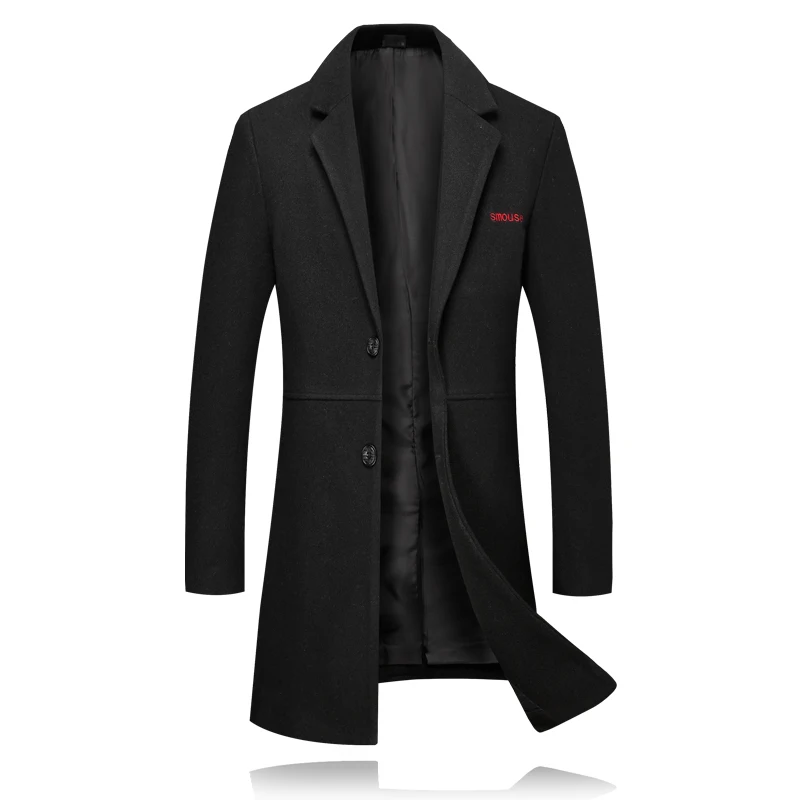 Buy Winter Mens Trench Coat Business