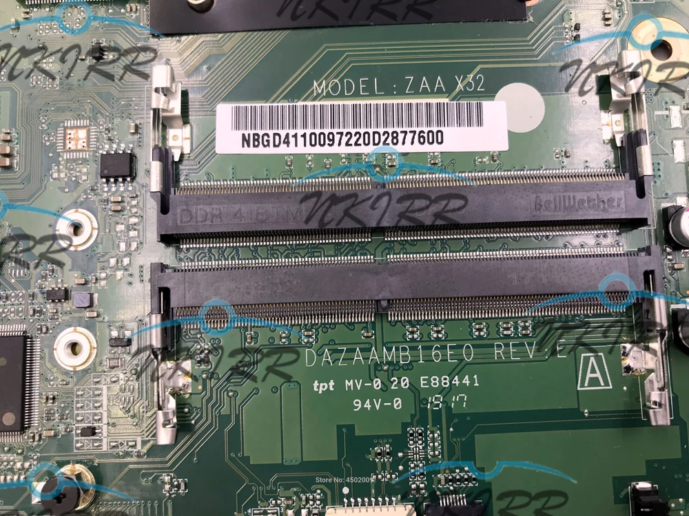 Материнская плата DAZAAMB16E0 ZAAA ZAAX32 NBGD811006 NB.GD811.006 I7 ЦП 940M 2 ГБ для Aspire|Материнские