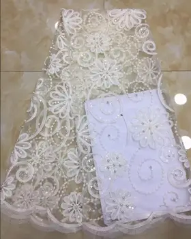 

Sophia-12.2505 fashionable sequins tulle embroidery french net lace fabric for party dress