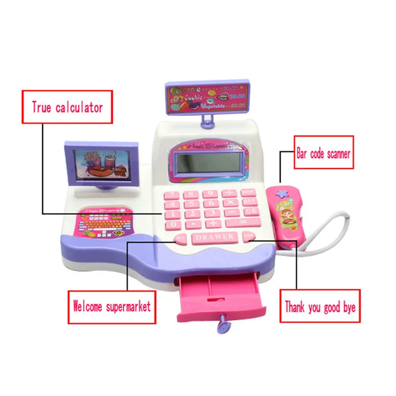 pretend checkout counter