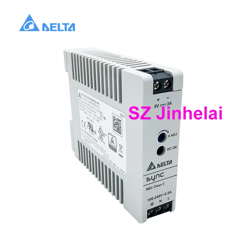 DELTA DRS 5V30W1NZ оригинальный импульсный источник питания 3A din рейка|Импульсный