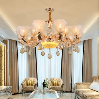 

European Style Modern Crystal Luxury Glass Chandelier for Home Hotel Decor