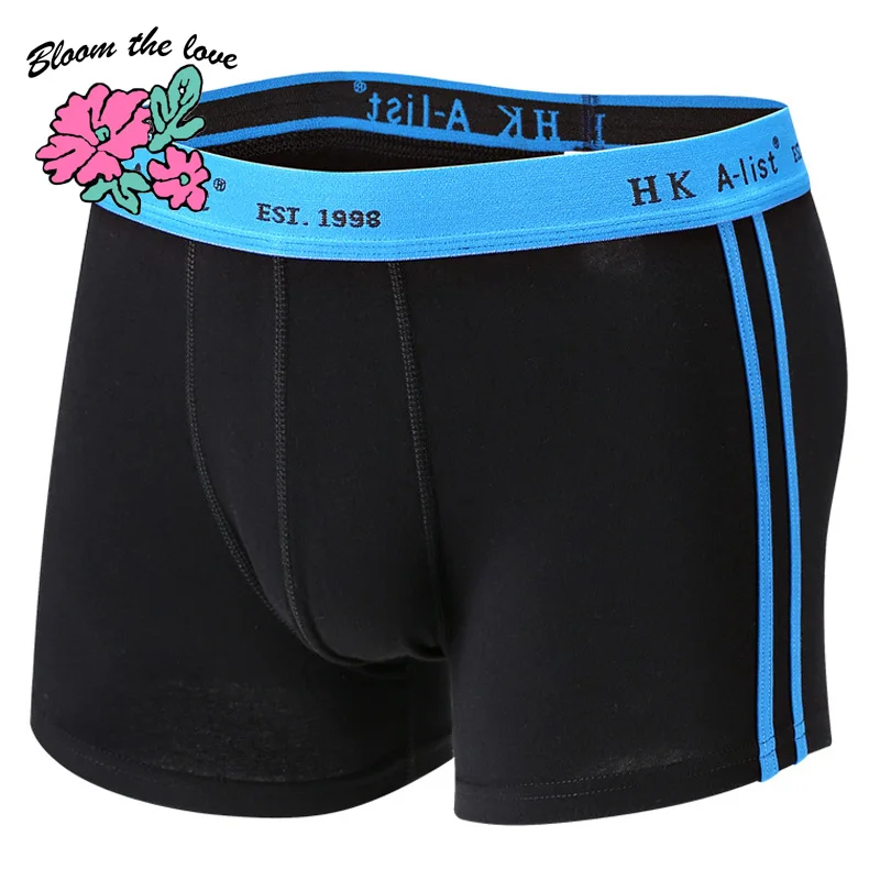 

[Bloom the love] New Erkek Boxer Men Underwear Mens Cotton Cuecas Masculina Bokserki Man Boxers Boxershorts Size S-3XL 041803