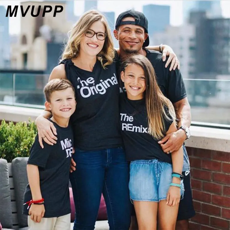 mother daughter son matching outfits