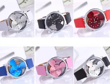 Rhinestone Watch Women 2016 Fashion Brand Luxury cartoon Patter Casual Quartz Wristwatches Ladies Dress Clock Girl