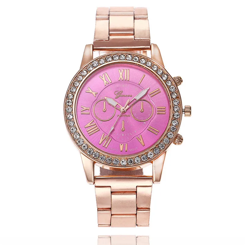 Women watches top brand luxury ladies dress Fashion Simple Watch Steel Strip Watch Women Mechanical Gear Watch Reloj J06#N (2)