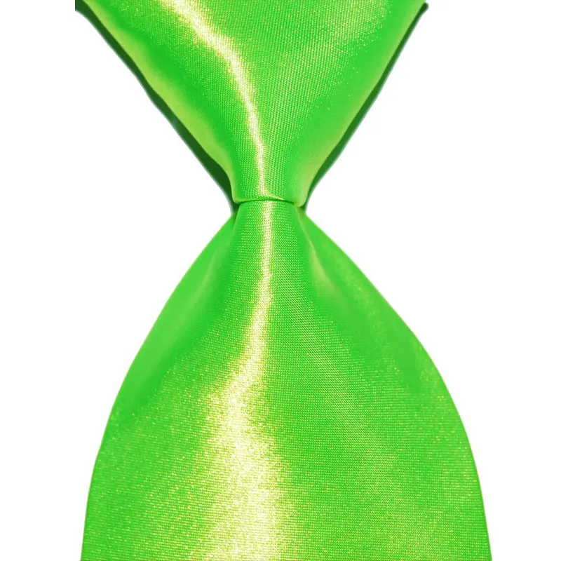 Fluorescent Green Морской зеленый галстук для мужчин шелковый галстук 10 см широкий большой модный вязаный жаккардовый тканый мужской деловой костюм для свадьбы - Цвет: Fluorescent Green