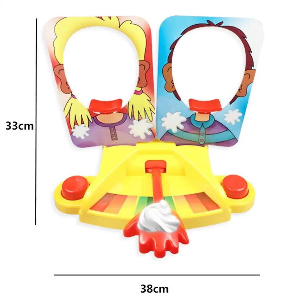  Single/Double Pie Face Showdown Game Challenge Family Interactive Table Toy for Child Showdown Chal