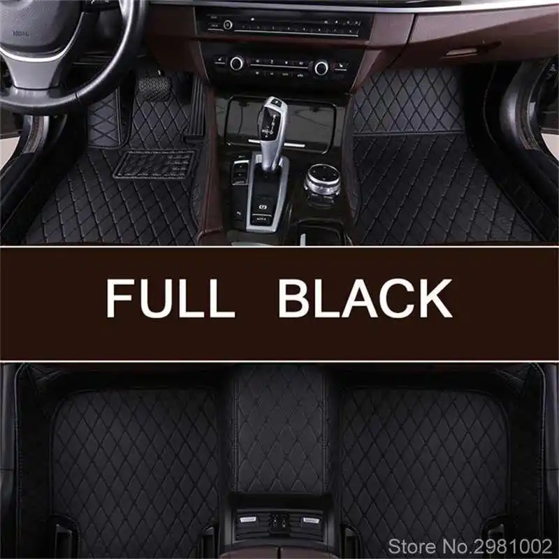 

Custom fit car floor mats special for Audi A7 S7 A1 A3 A4 A5 A6 A8 A8L Q3 Q5 Q7 5D leather rugs carpet floor liners