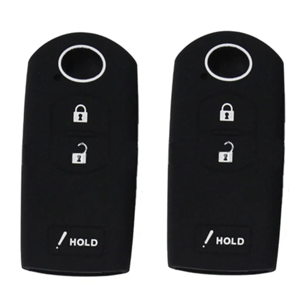 2 шт. силиконовые Smart Key Fob чехол удаленного кожи Keyless куртка держатель протектор