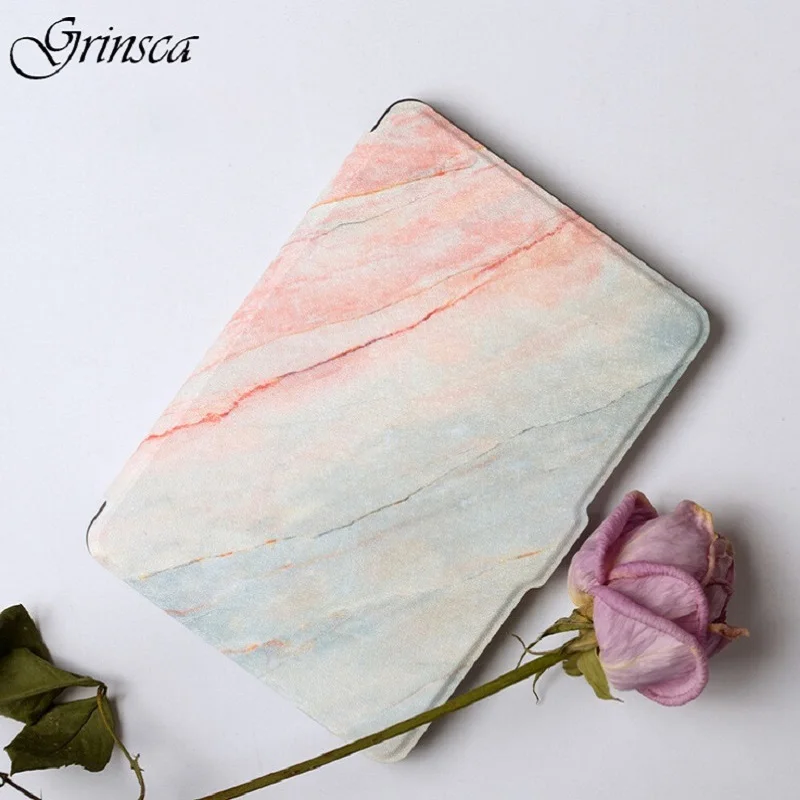 

Tablet Case for Kindle Paperwhite 1 2 3 PU Leather e-book Sleeve One Hand Control Protective Cover Case Auto Sleep Free Ship