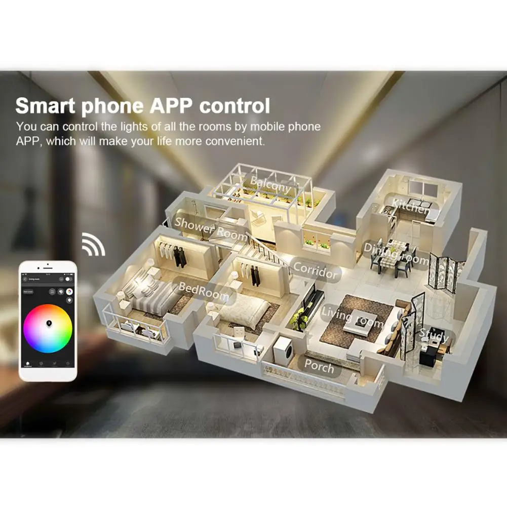 ZIGBEE RGB CCT светильник ZLL протокол совместим с напряжением 100 в 240 В 6 Вт foco