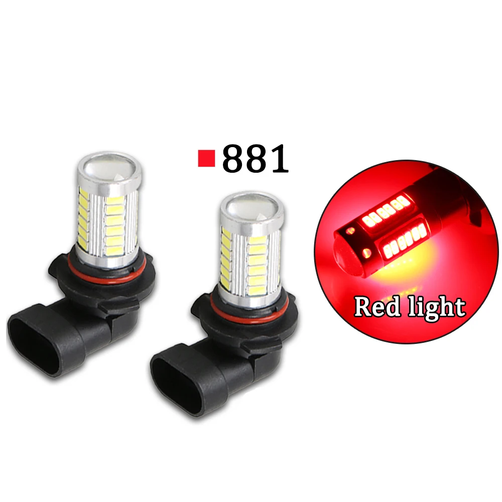 Светодиодные противотуманные лампы H27 881 880 14 Вт 6000 лм 2 шт.|Передние LED-фары для