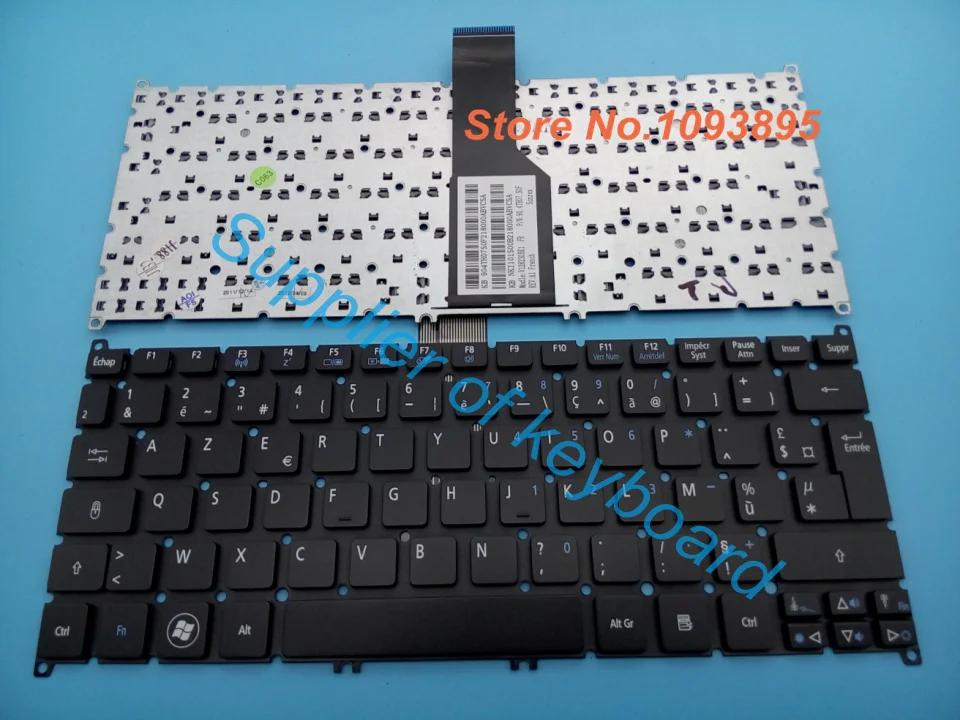 Free Shipping NEW AZERTY French keyboard for ACER Aspire One 756 725