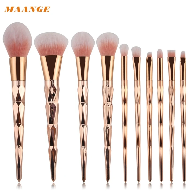Best Deal MAANGE 10PCS Make Up Foundation Concealer Loose Powder Eye shadow Eyeliner Blush Cosmetic Concealer
