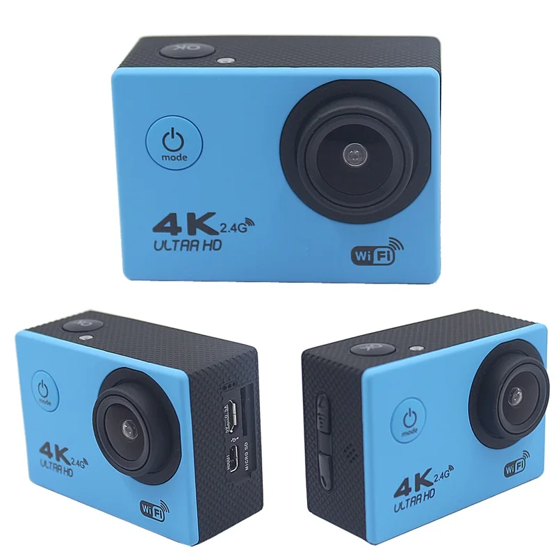 F60R 4K 30FPS Sport Action Camera 170°Lens 1080P 60FPS HD WIFI Camera 30M Waterproof with Remote for Swimming Driving Cycling Car (5)