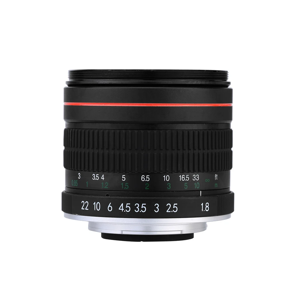 Телеобъектив 85 мм f1.8 f/1 8 для камеры canon 60d nikon d3 d4 d90 d500 d600 D800 D700 D750 D5100 D3100