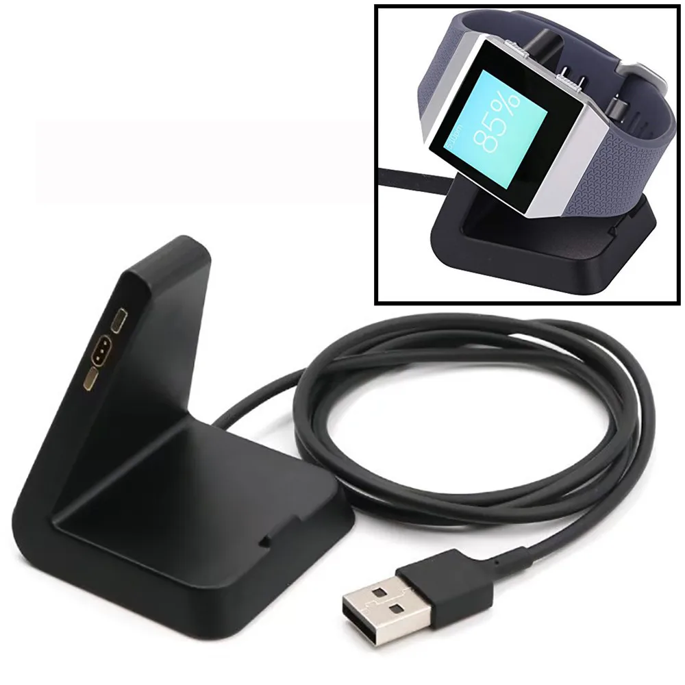 

SmartWatch Smart Watch Strap Smartband mi band Replacement Charger USB Charging Charger Cord Dock Station For Fitbit Ionic Quick