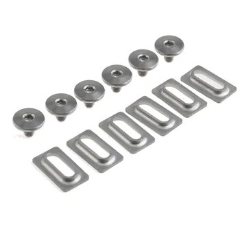 

1 Set Titanium Bolt Washer for Shimano Road Pedal Cleat SM-SH10 SH11 SH12 PD-9000 7900 7810 6800 6700 5800 5610 R550 R540