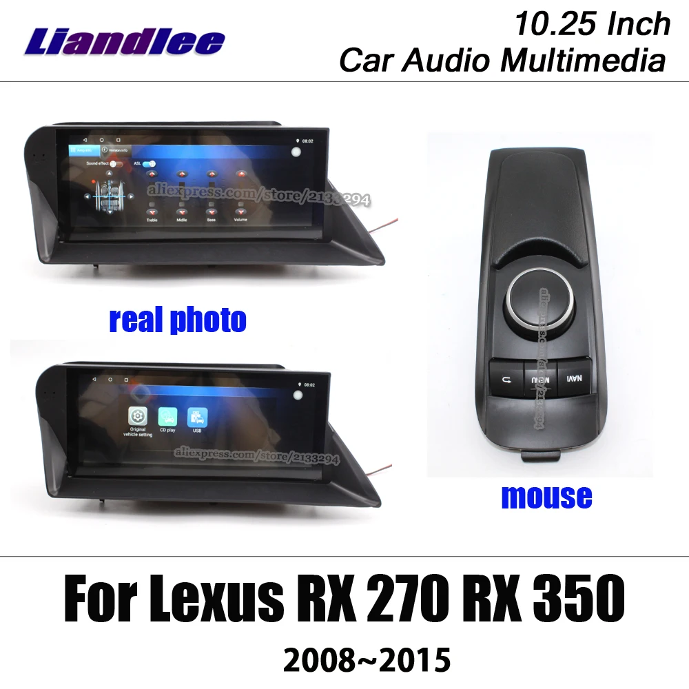 Perfect Liandlee 10.25" Android For Lexus RX 270 RX 350 AL10 2008~2015 Stereo Screen Mouse BT Carplay Map GPS Navi Navigation Multimedia 2