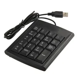 USB клавиатура с 19 клавиш клавиатуры для ноутбуков Тетрадь
