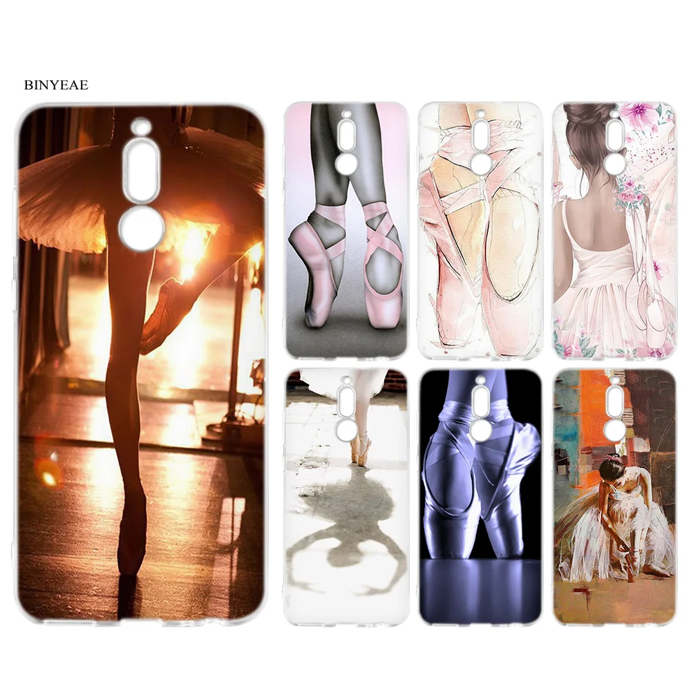 

BINYEAE Case Cover for Huawei Mate 10 P20 P10 Lite Pro Soft TPU Silicone Coque Ballerina Girl Dancing Pattern Cases Back Shell