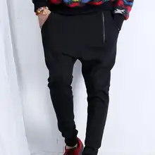 27-42 Лидер продаж Cskes Весна/Осень Мужчины Новая мода Мешковатые повседневные ноги лифт вилка Гарун брюки