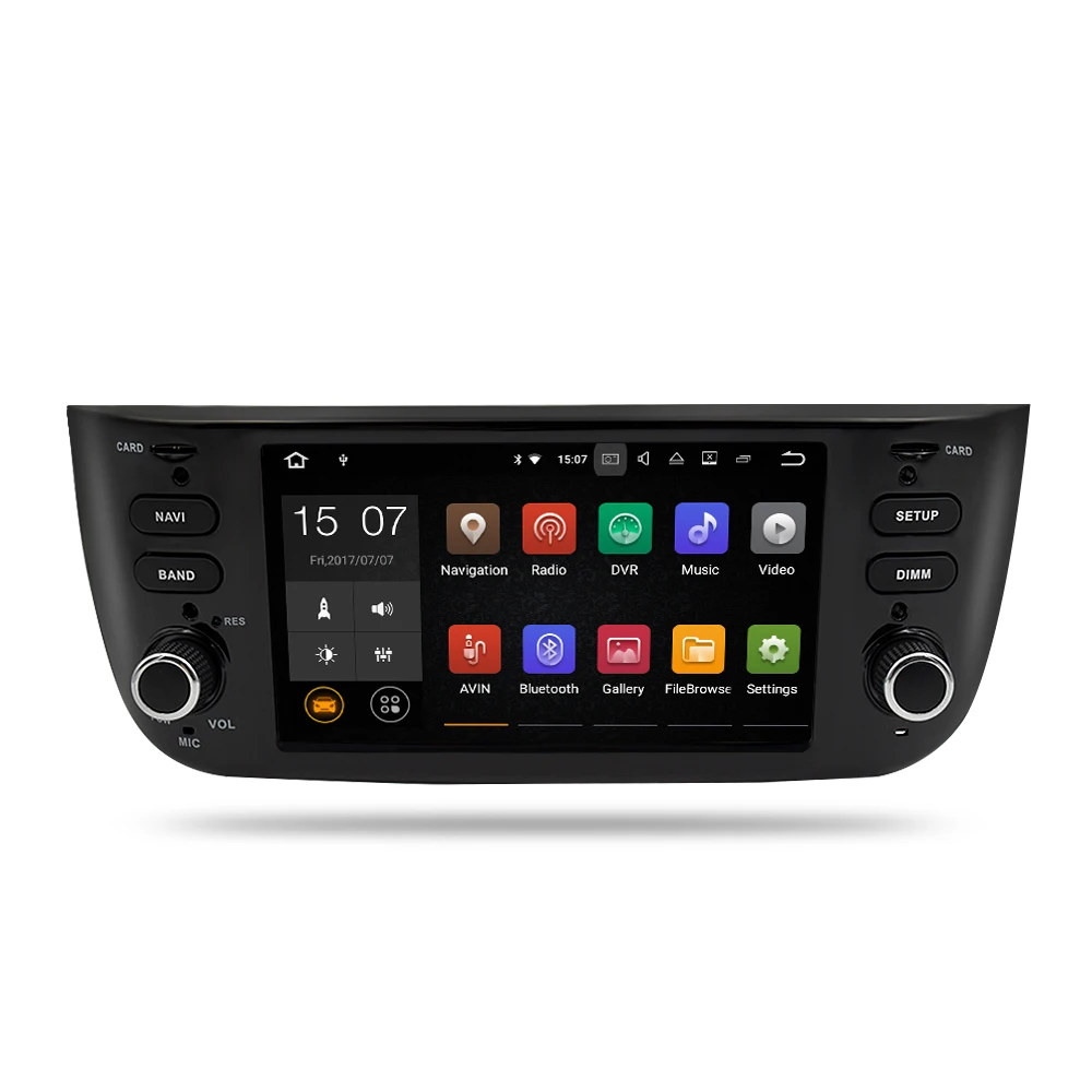 Android 7,1 автомобильный Радио gps Навигация стерео для Fiat Grande Punto Linea 2012- авто аудио DVD мультимедиа головное устройство Bluetooth