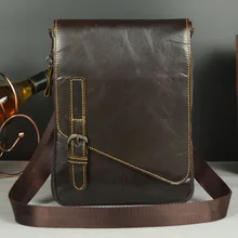 Мужской масляный воск из натуральной кожи поясная сумка сотовый/мобильный телефон Карманный Кошелек для монет Ремень Через Плечо Сумка Через Плечо