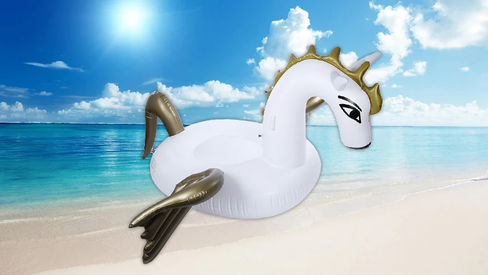 Плавательный бассейн гигантский ездовый Pegasus надувной матрас игрушка для бассейна s вода забавная игрушка для бассейна плоты надувная