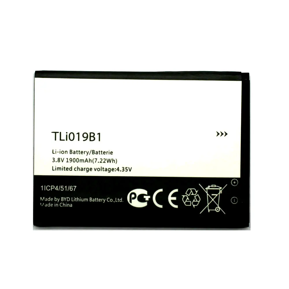 Аккумулятор TLI019B1 TLi019B2 1900 мАч для телефона ALCATEL one touch POP C7 7041D dual